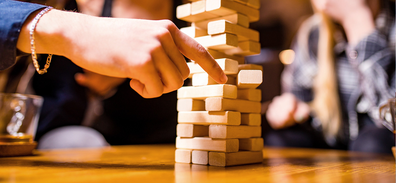 People playing games.