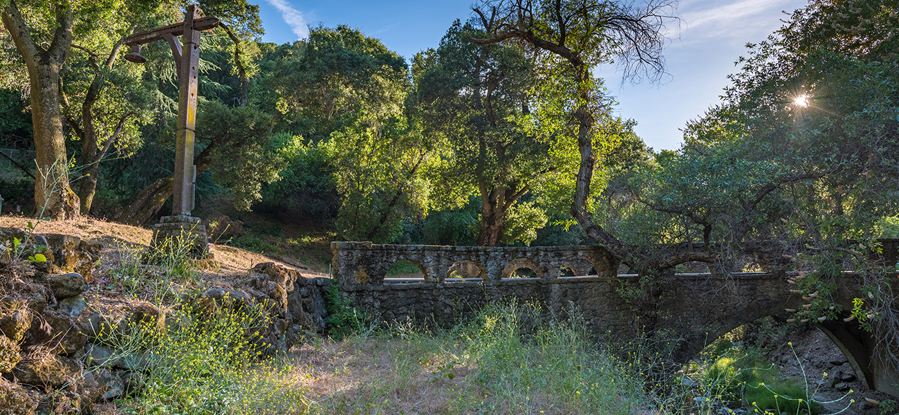 Bridge at Alum Rock Park.