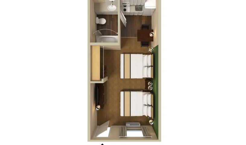 Studio Suite - 2 Full Beds