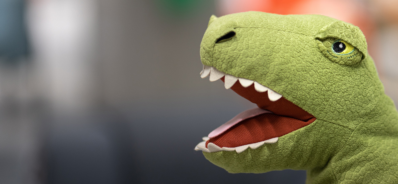 Dinosaur plush